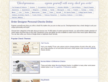 Tablet Screenshot of checkspressions.com